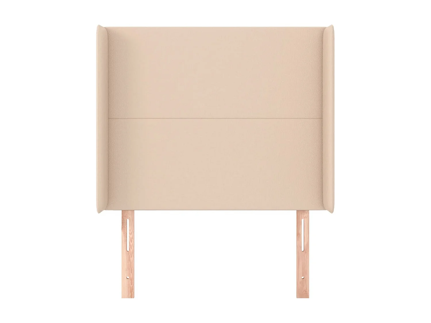 Hoofdbord met vleugels Cappuccino 83x16x118/128cm Kunstleer