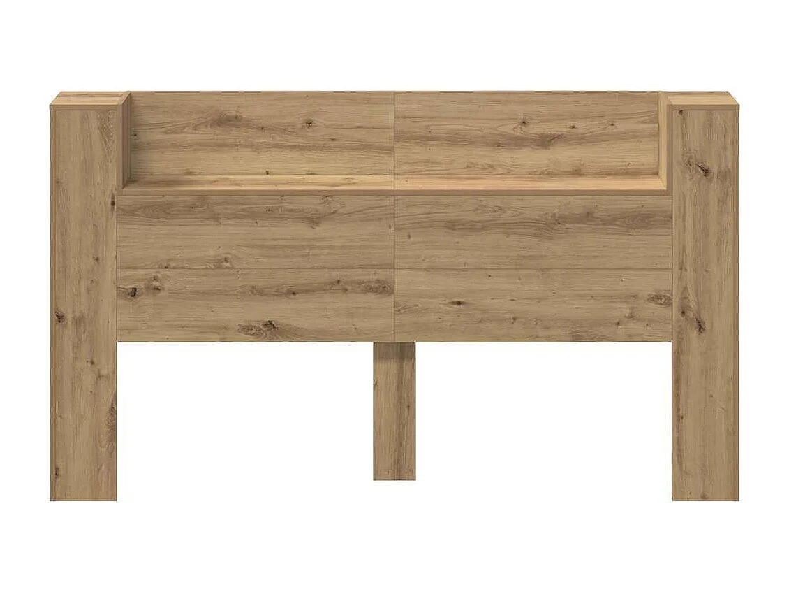 Handgemaakte eikenhouten hoofdbordkast 180 x 17 x 104,5 cm