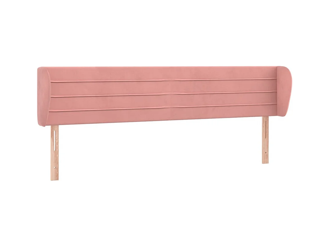 Hoofdbord met vleugels Rose 183x23x78/88 cm Fluweel