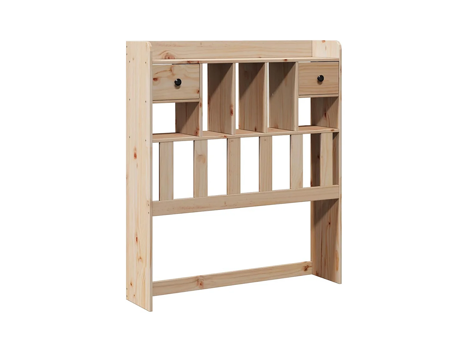 Kopfteil mit Stauraum 75 cm Massivholz Kiefer