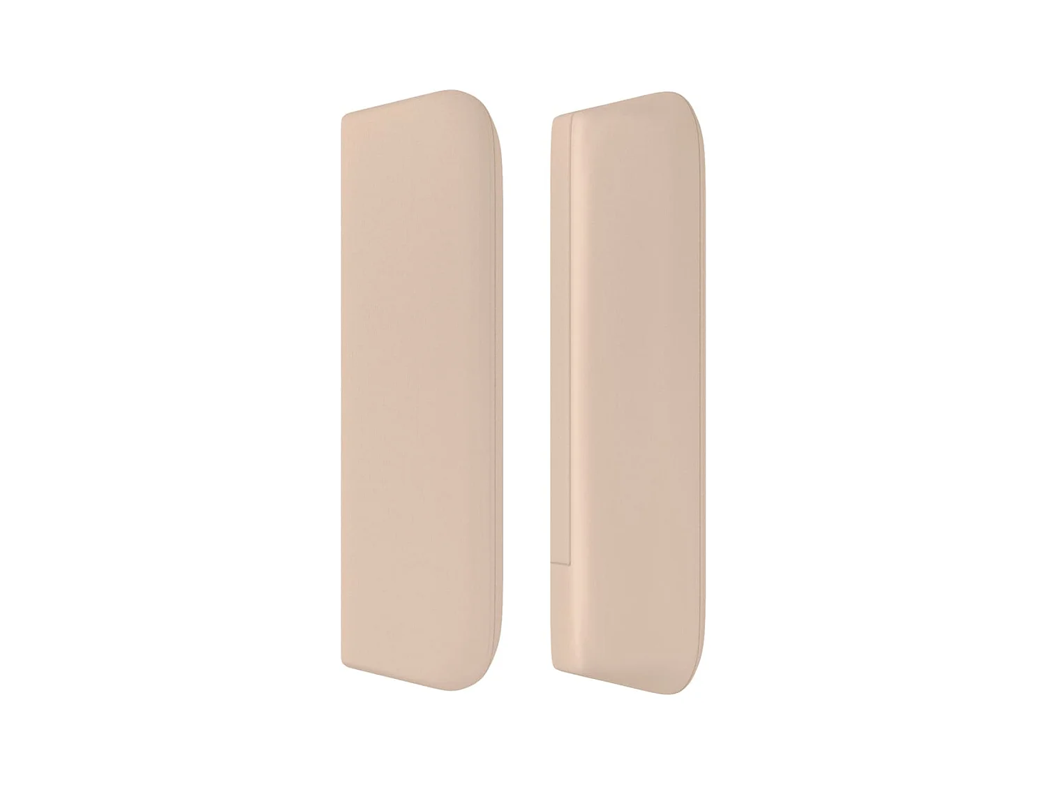 Hoofdbord met vleugels Cappuccino 147x16x78/88 cm Kunstleer