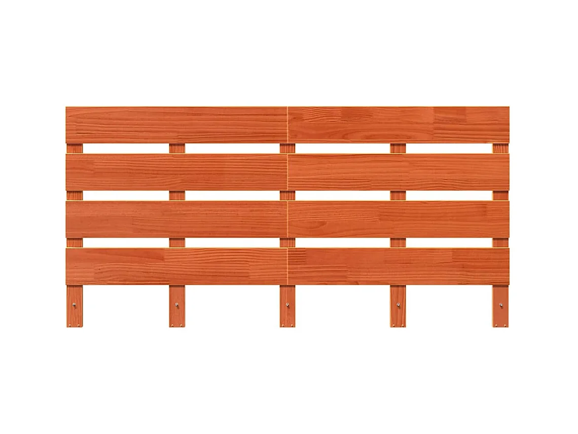 Cabecero marrón 140,5 x 3 x 80 cm Madera maciza de pino