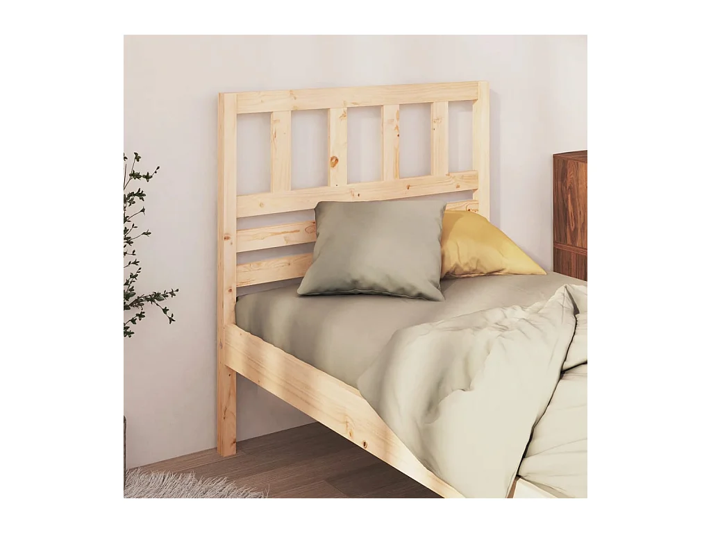 Tête de lit 81x4x100 cm Bois massif de pin