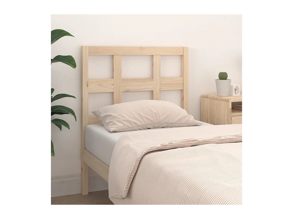 Tête de lit 95,5x4x100 cm Bois massif de pin