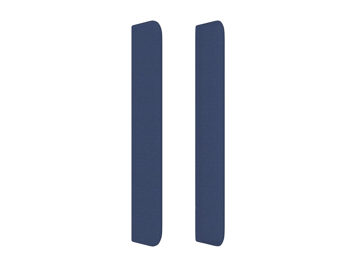 Testiera con ali Blu 147x16x118/128 cm Tessuto