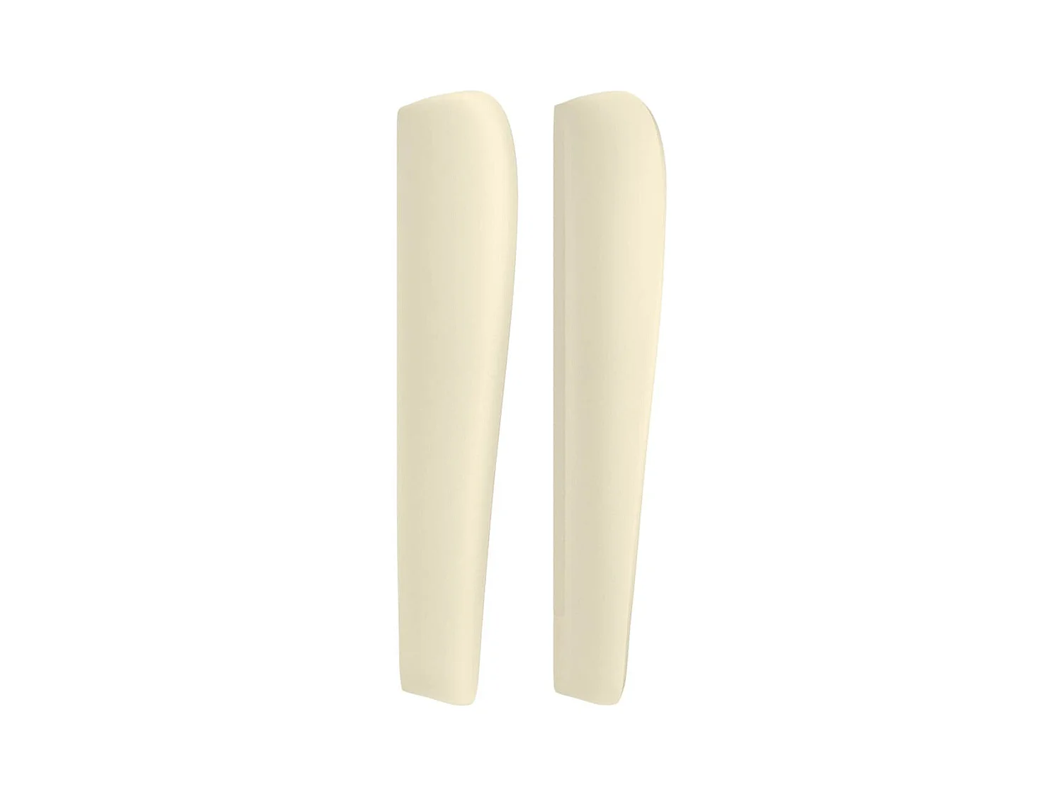 Cabecero con alas Crema 83x23x118/128 cm Piel sintética