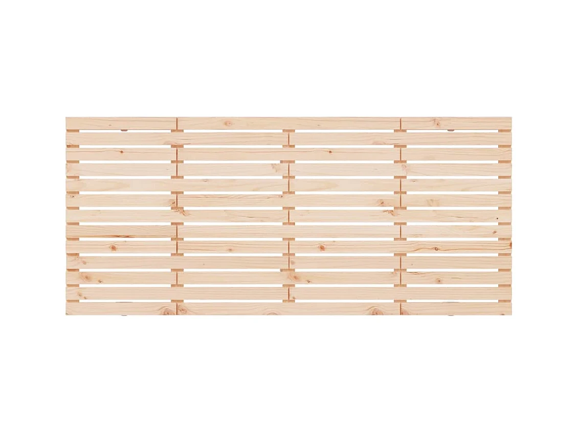 Cabecero de pared 186x3x91,5 cm Madera maciza de pino