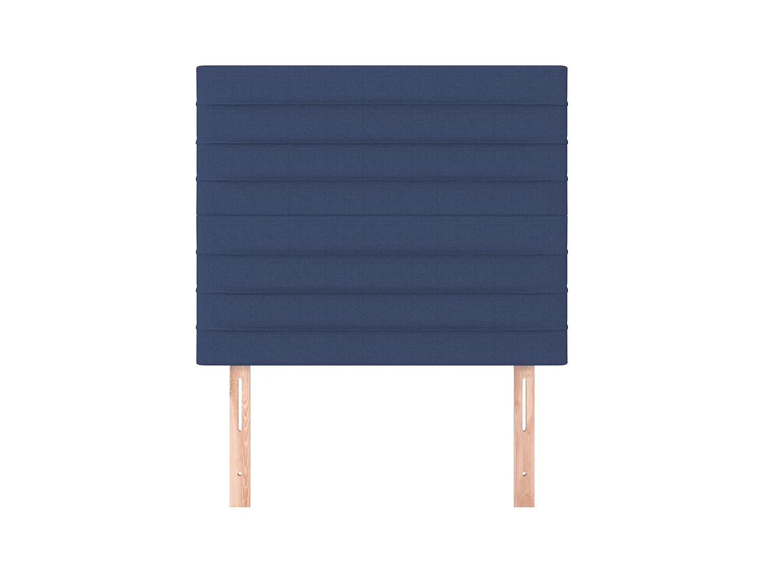 Hoofdborden 2 stuks Blauw 100x5x78/88 cm Stof