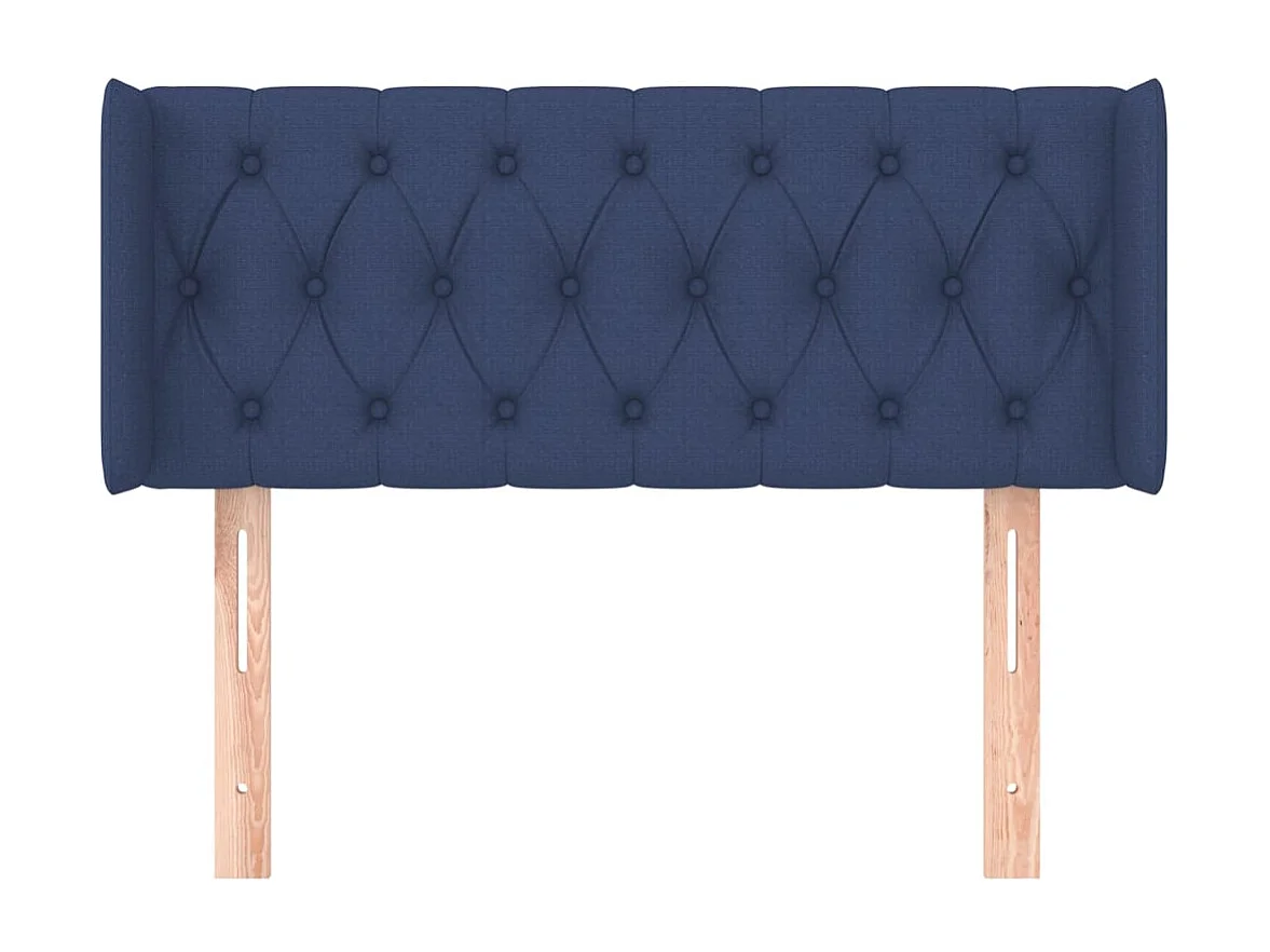 Cabecero con alas Azul 93x16x78/88 cm Tela