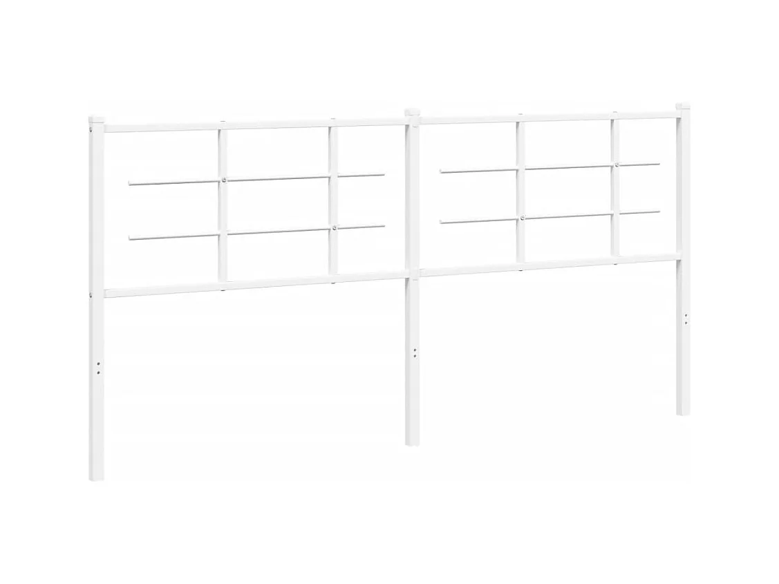 Cabecero de metal blanco 180 cm