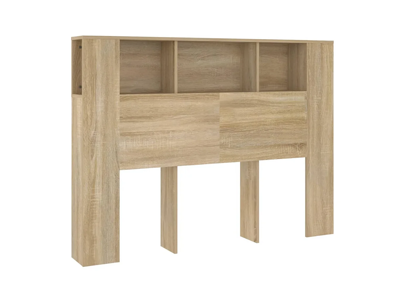 Cabecero mueble roble Sonoma 140x18,5x104,5 cm