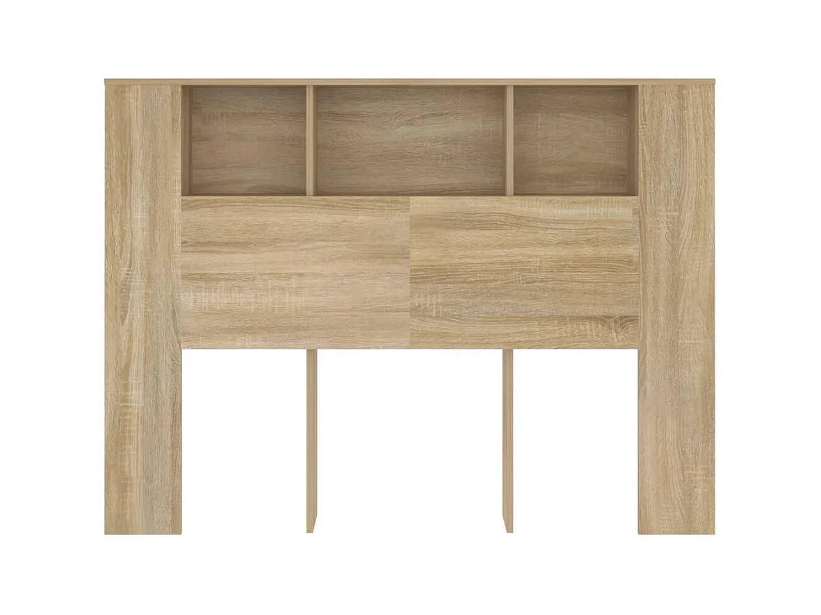 Cabecero mueble roble Sonoma 140x18,5x104,5 cm