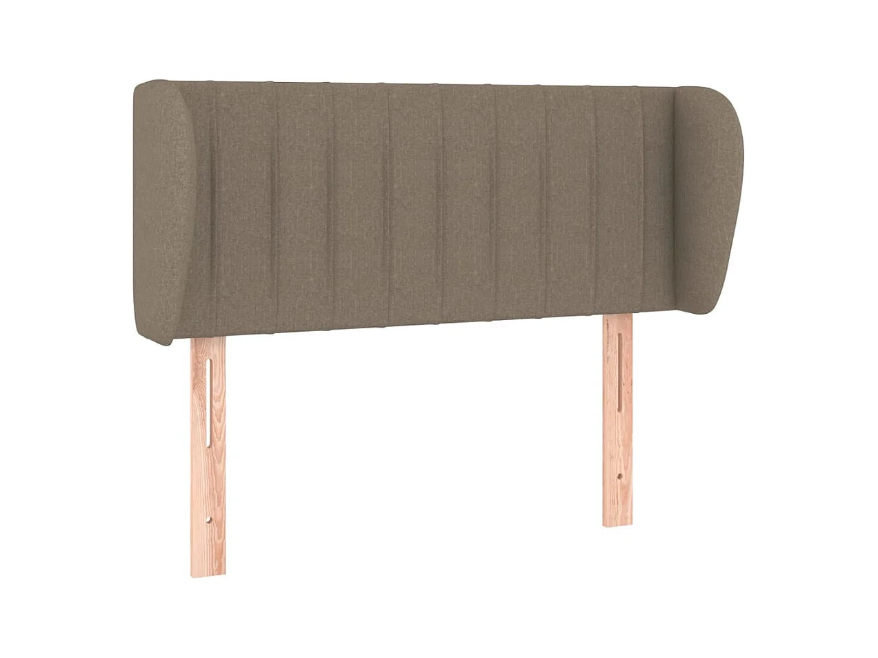 Tête de lit avec oreilles Taupe 83x23x78/88 cm Tissu