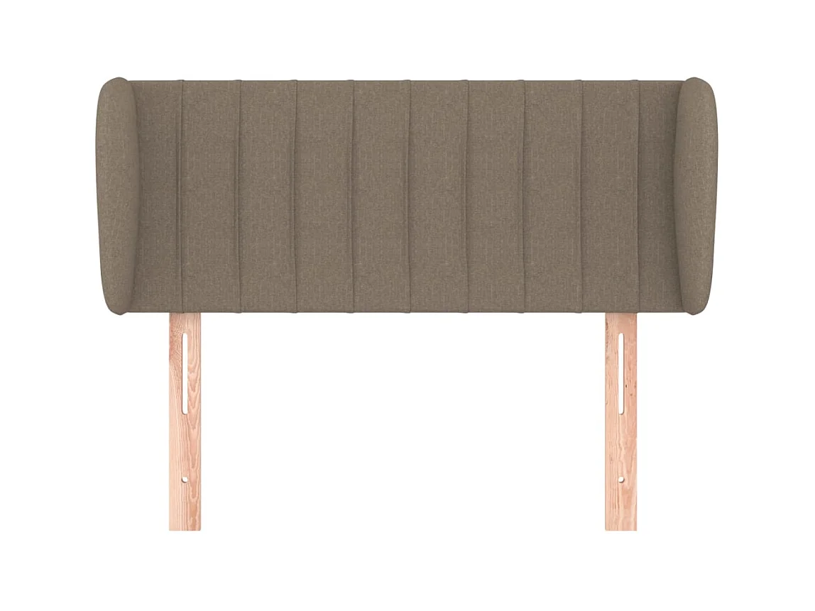 Tête de lit avec oreilles Taupe 83x23x78/88 cm Tissu