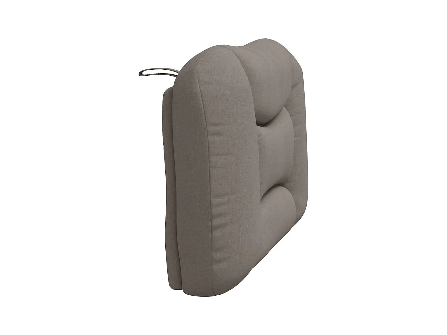 Cojín cabecero tela color topo 90 cm