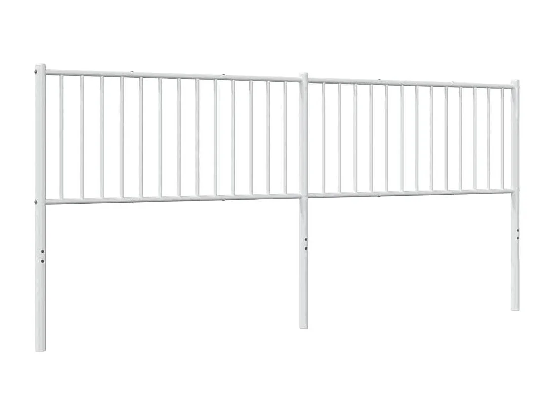 Cabecero de metal blanco 200 cm