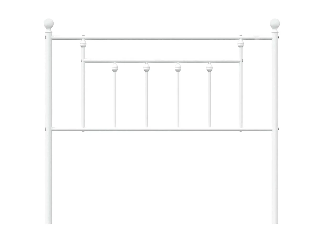 Tête de lit métal blanc 100 cm