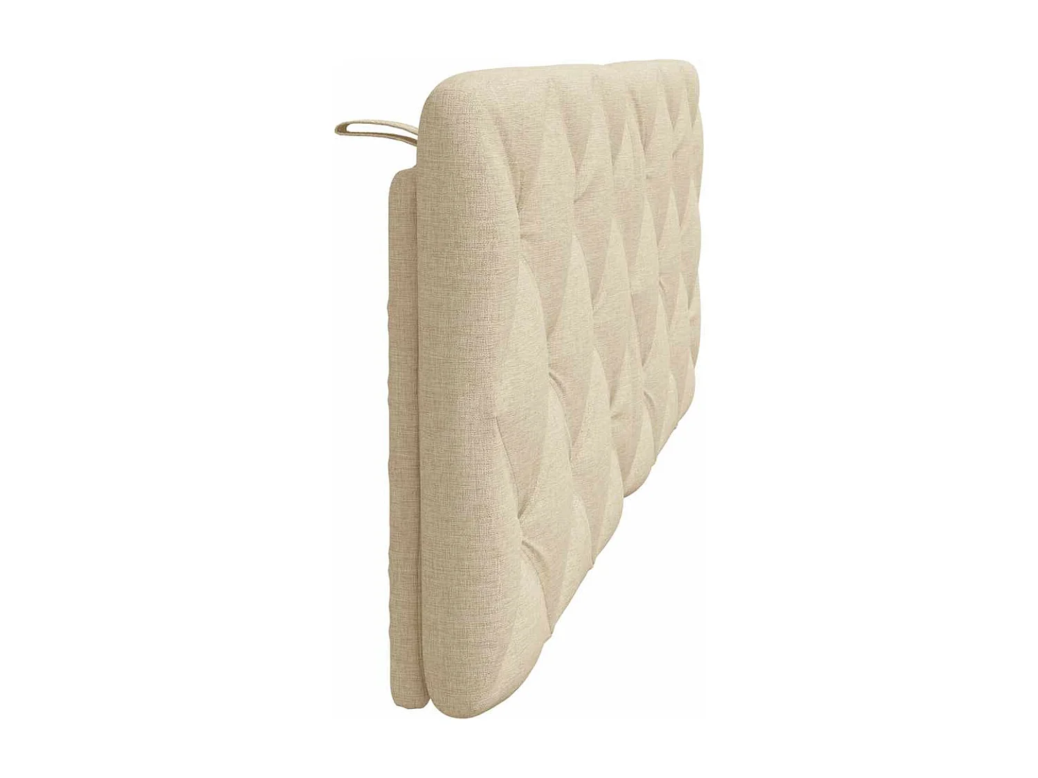 Cuscino testiera crema 120 cm tessuto