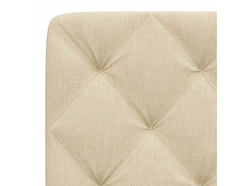 Cuscino testiera crema 120 cm tessuto