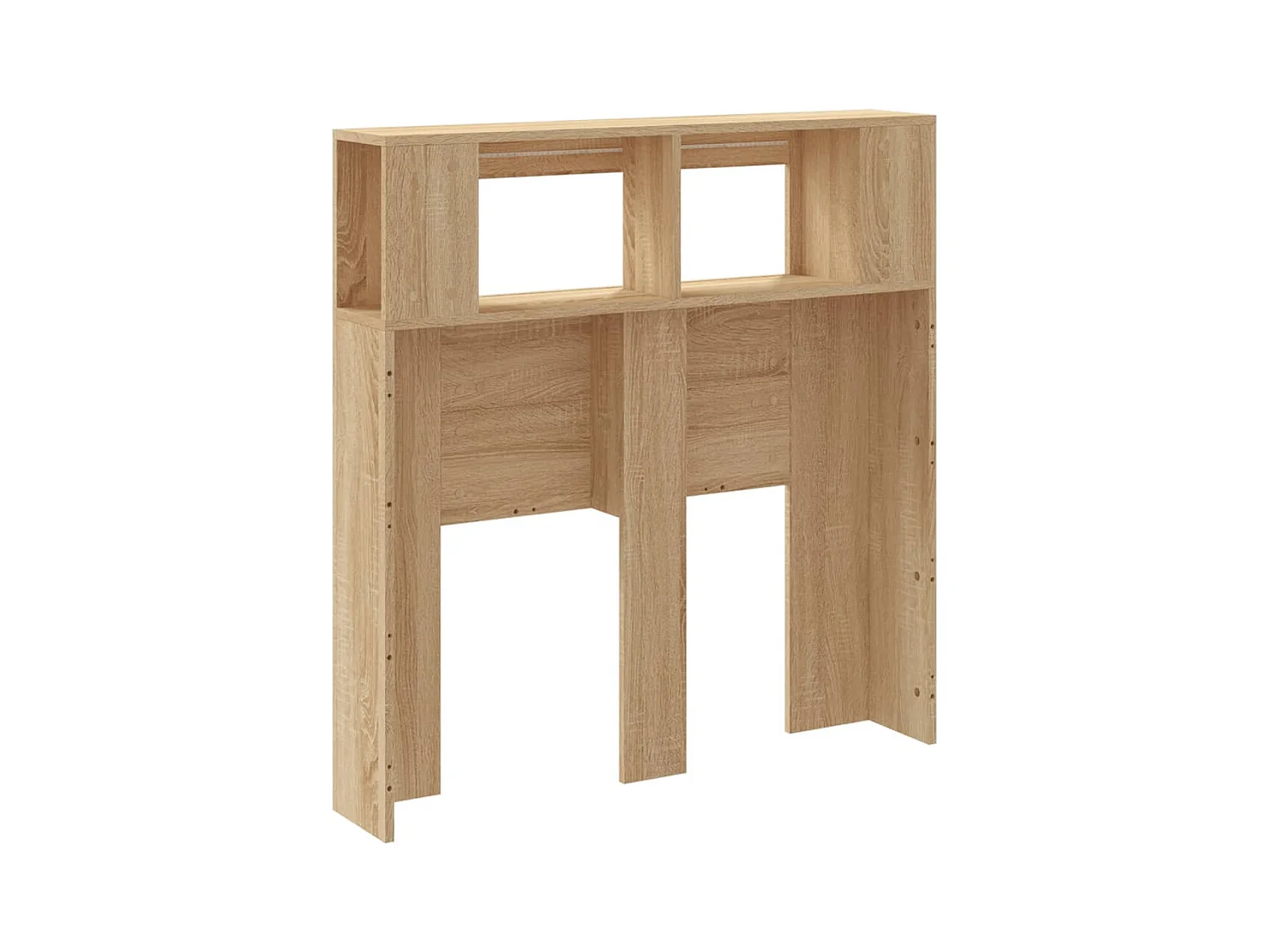 Tête de lit à LED chêne sonoma 100x18,5x103,5cm bois ingénierie