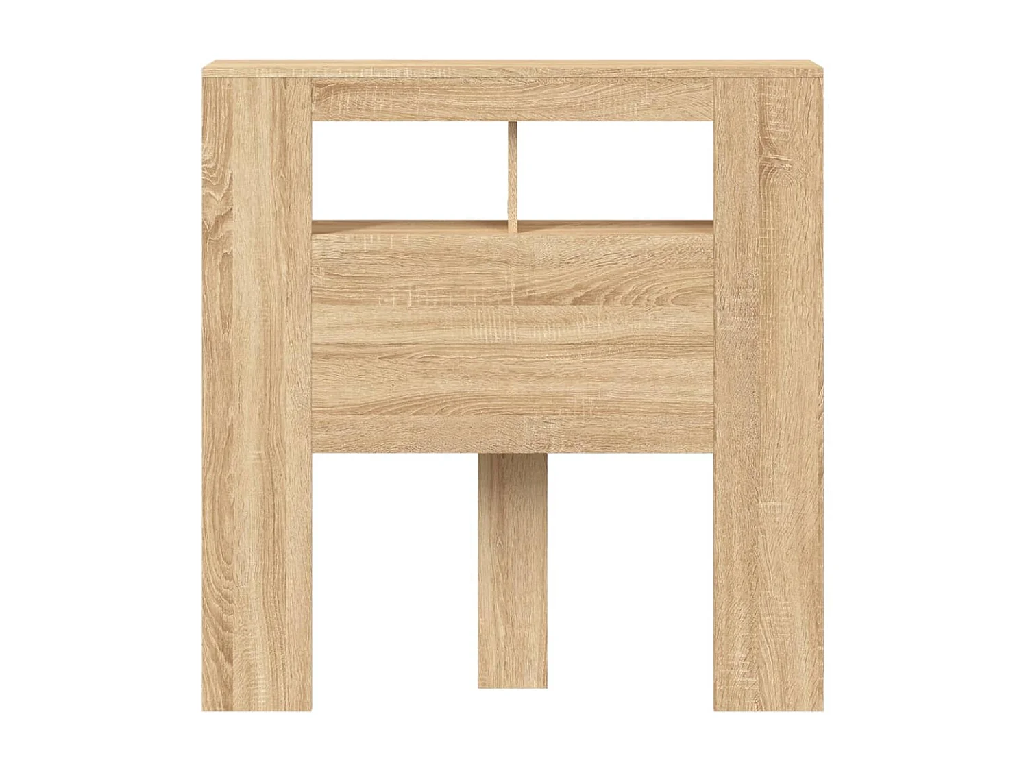 Tête de lit à LED chêne sonoma 100x18,5x103,5cm bois ingénierie