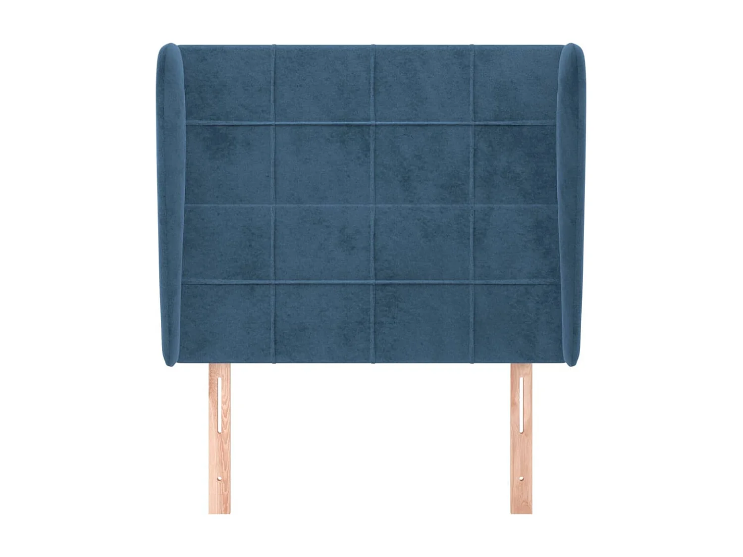 Cabecero con alas Azul oscuro 103x23x118/128 cm Terciopelo