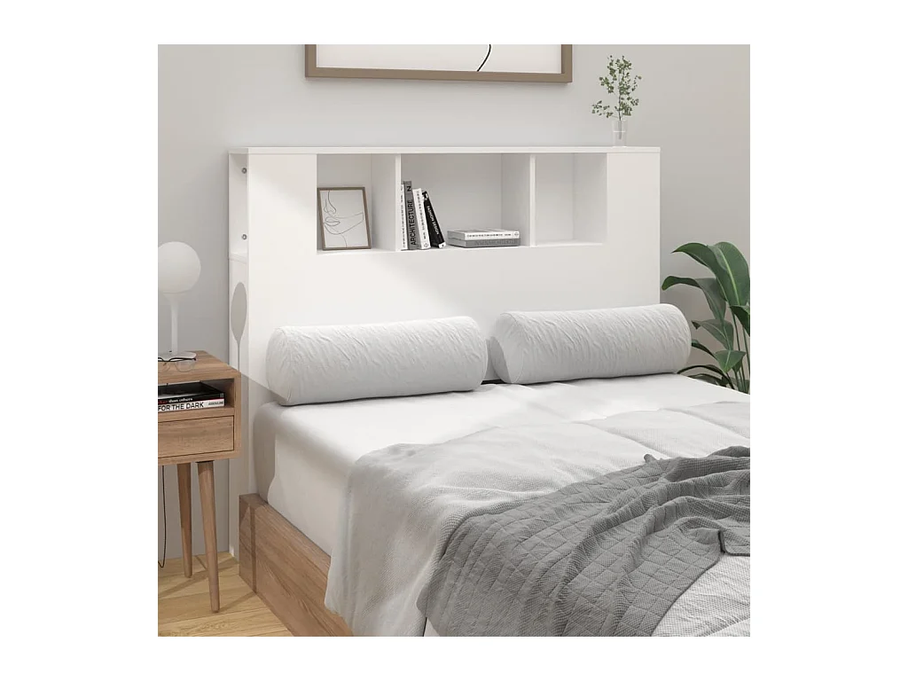 Cabecero blanco mueble 120x18,5x102,5 cm