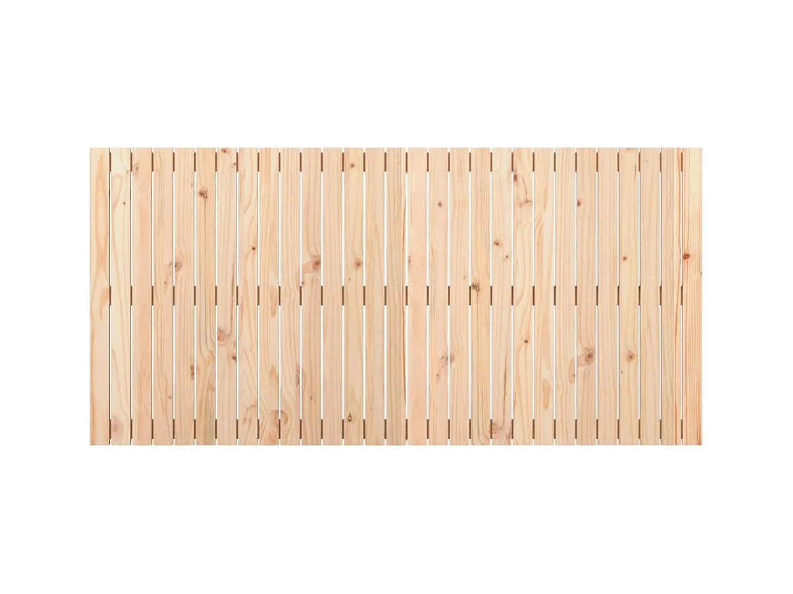 Wandmontiertes Kopfteil 185x3x90 cm Massivholz Kiefer