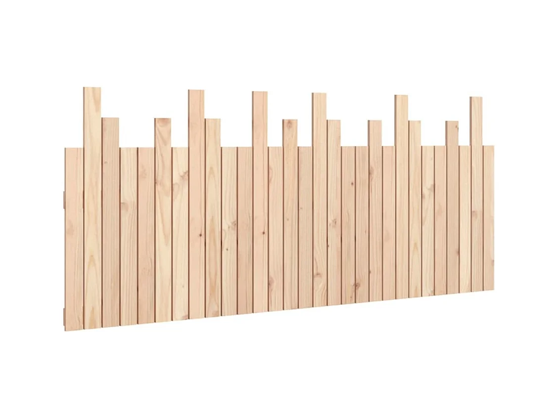 Cabecero de pared 185x3x80 cm Madera maciza de pino