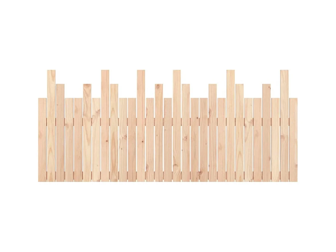 Cabecero de pared 185x3x80 cm Madera maciza de pino