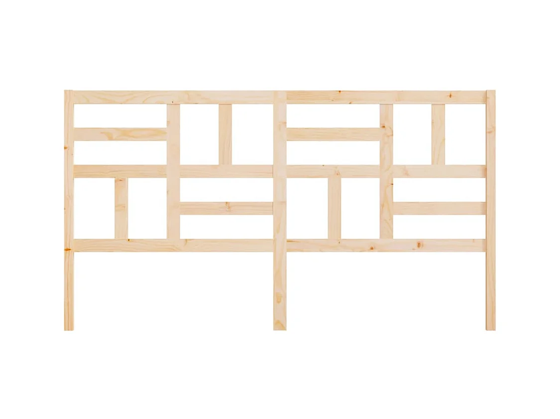 Cabecero 206x4x104 cm Madera maciza de pino