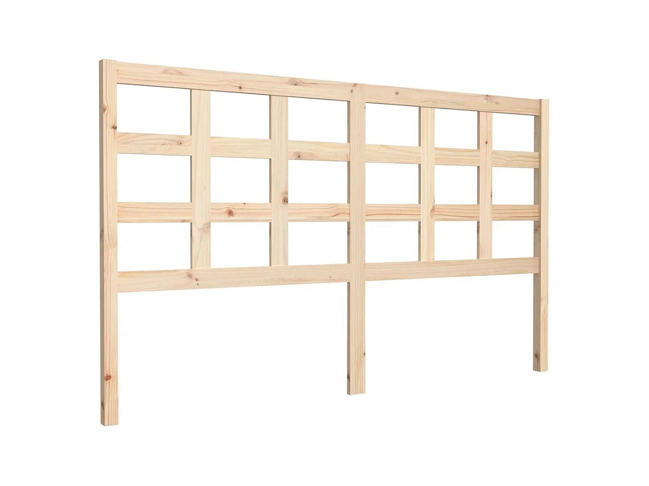 Hoofdbord 165,5x4x100 cm Massief grenenhout