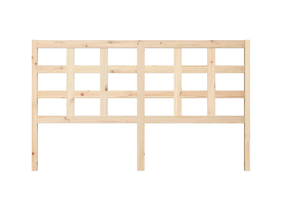 Hoofdbord 165,5x4x100 cm Massief grenenhout