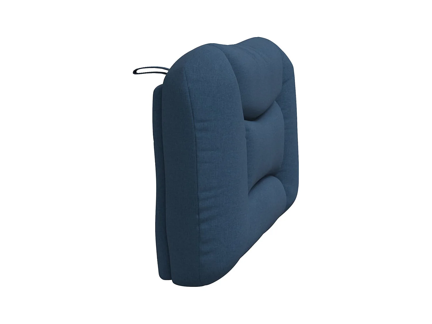 Blauw hoofdbordkussen 100 cm stof