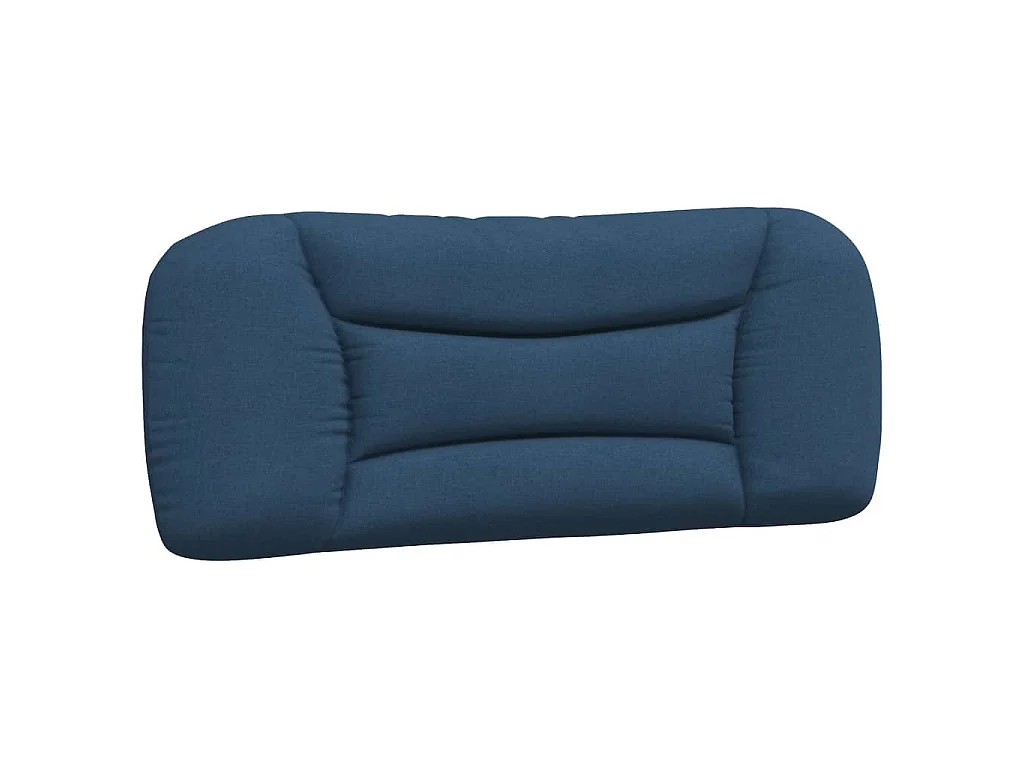 Blaues Kopfteilkissen 100 cm Stoff