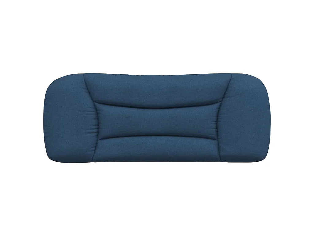 Blaues Kopfteilkissen 100 cm Stoff