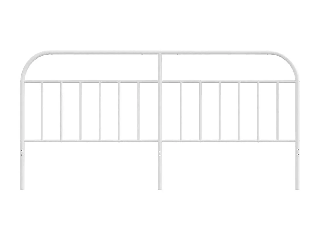 Tête de lit métal blanc 200 cm