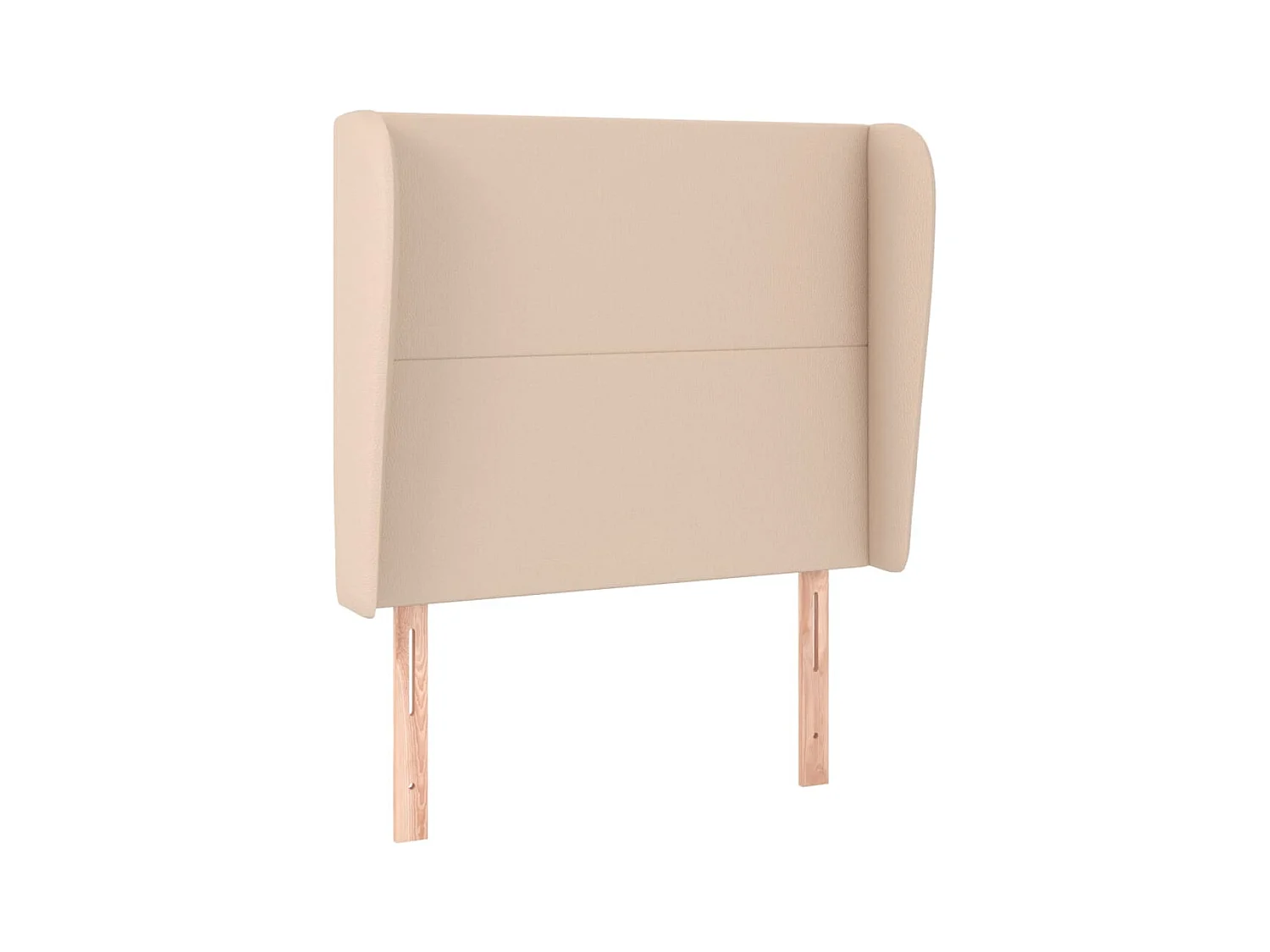 Hoofdbord met vleugels Cappuccino 83x23x118/128cm Kunstleer