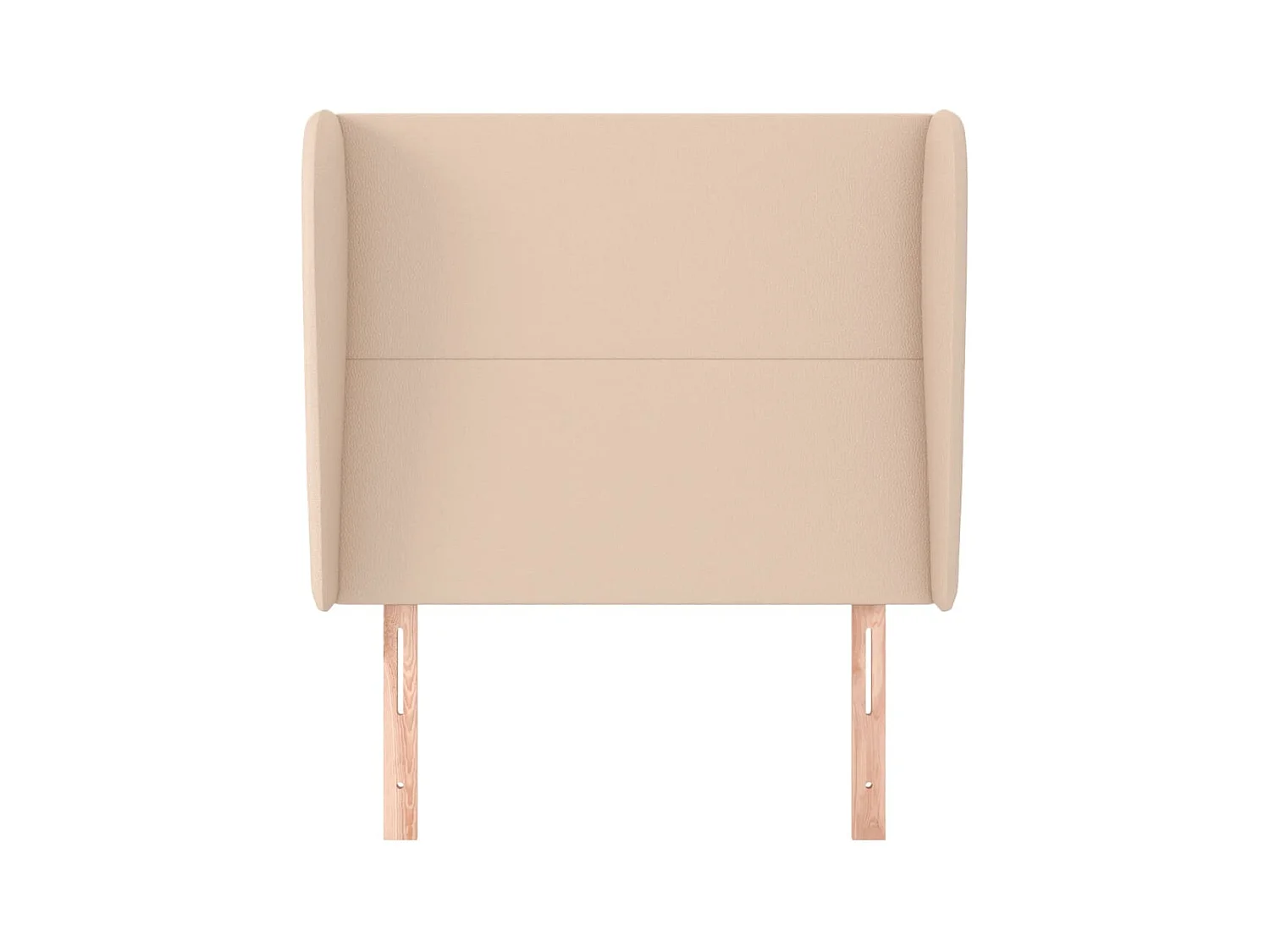 Hoofdbord met vleugels Cappuccino 83x23x118/128cm Kunstleer