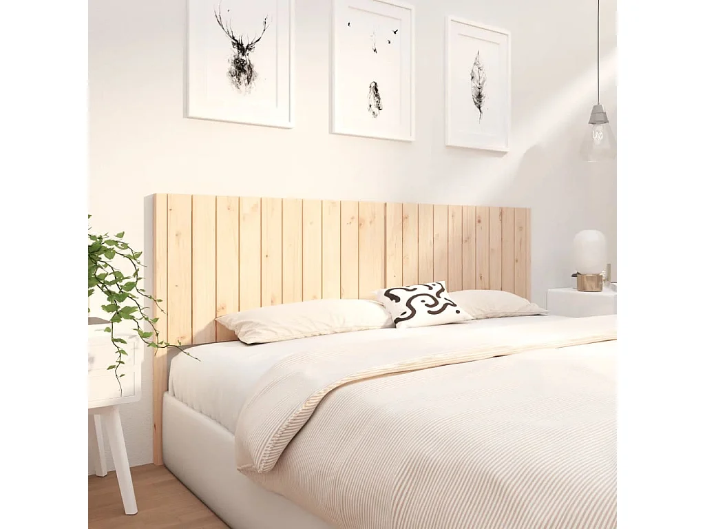 Testiera 205,5x4x100 cm Legno massello di pino