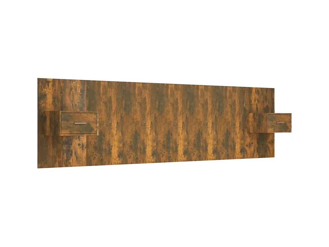 Cabecero con armarios Roble ahumado Madera de ingeniería