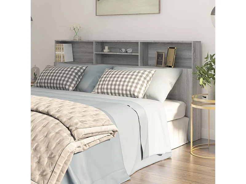 Cabecero de cama Sonoma gris 200x19x103,5 cm