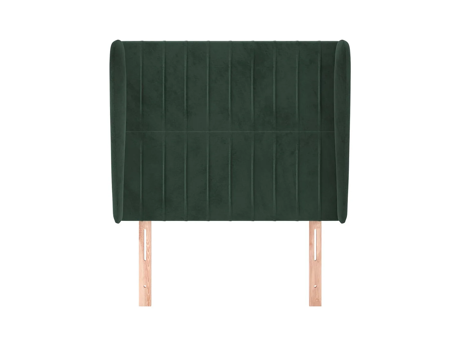 Cabecero con alas Verde oscuro 83x23x118/128 cm Terciopelo