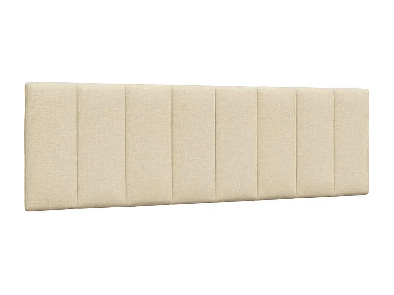 Cojín cabecero de tela color crema 160 cm