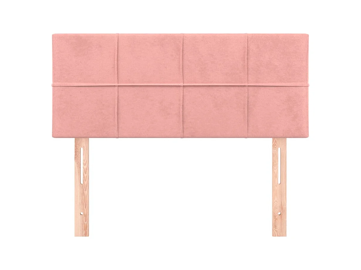 Tête de lit Rose 90x5x78/88 cm Velours