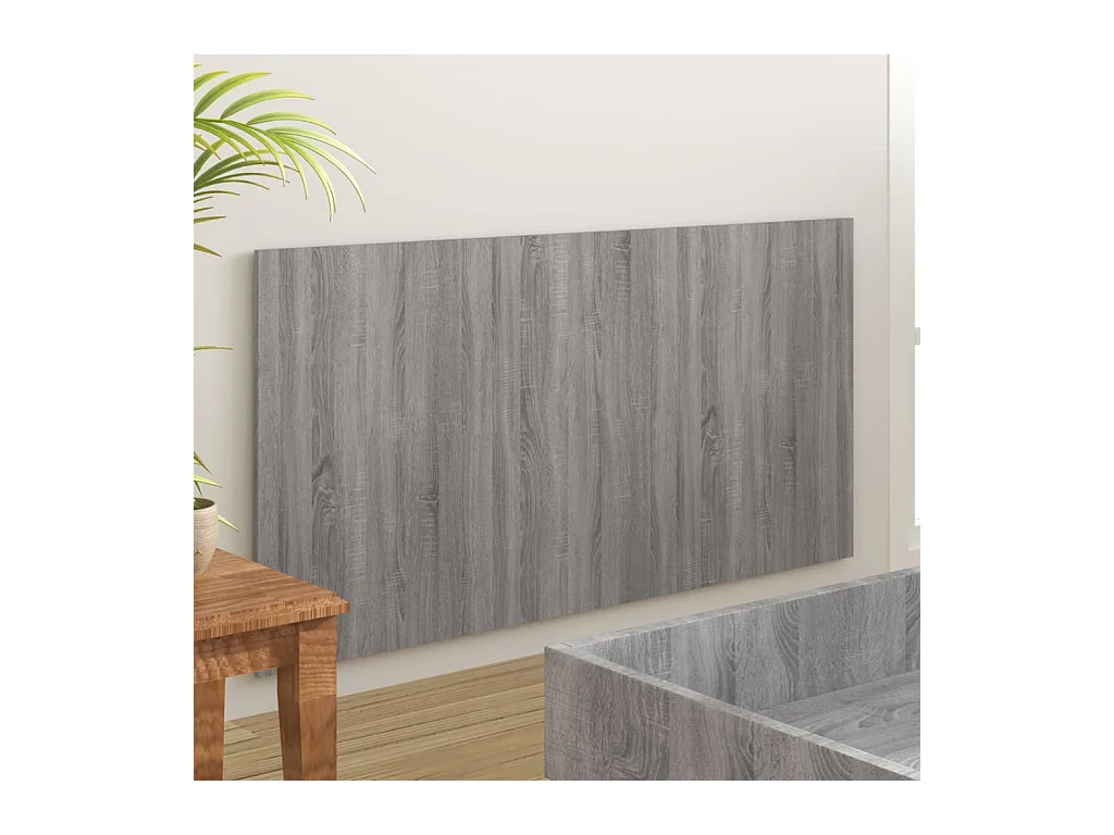 Sonoma grijs hoofdbord 160x1.5x80 cm Technisch hout