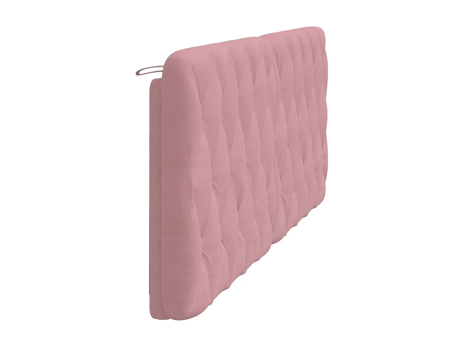Roze hoofdbordkussen 200 cm fluweel