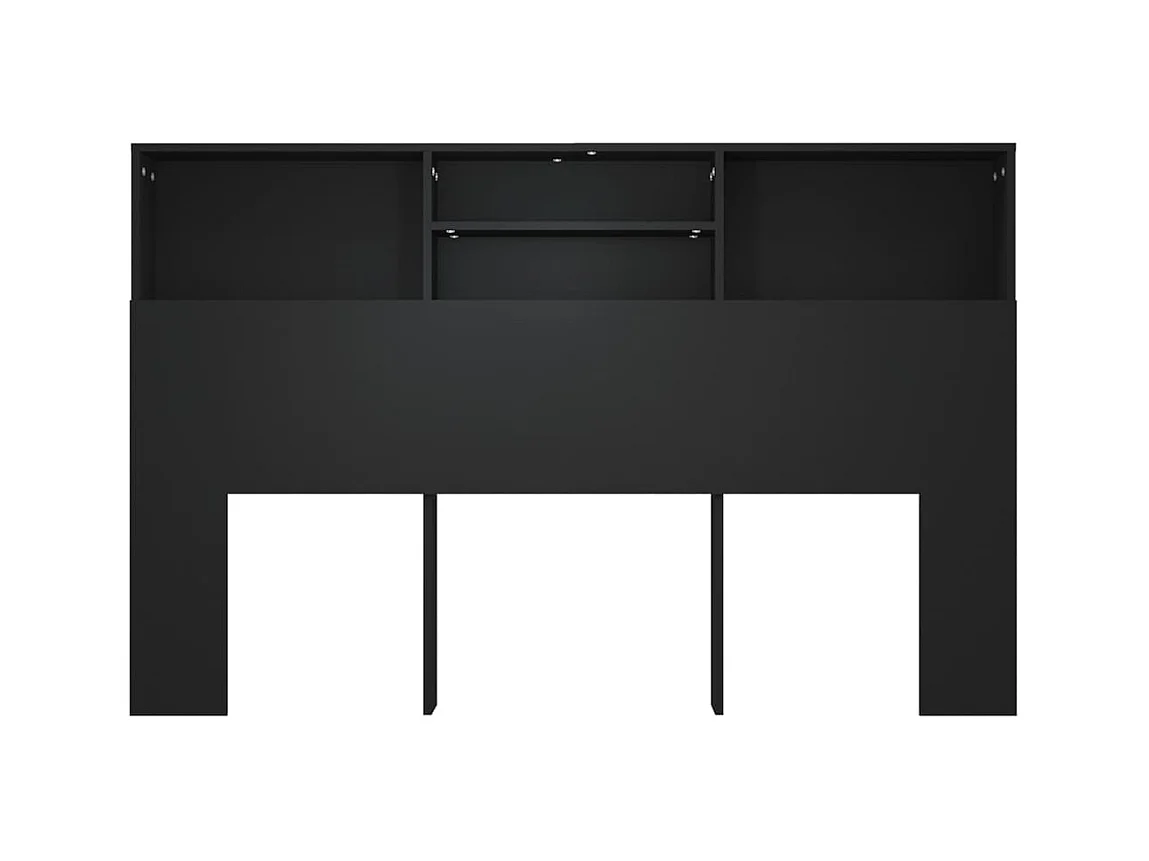 Cabecero negro mueble 160x19x103,5 cm