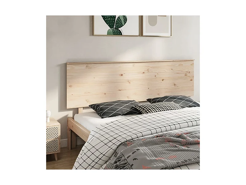 Kopfteil 204x6x82,5 cm Massivholz Kiefer