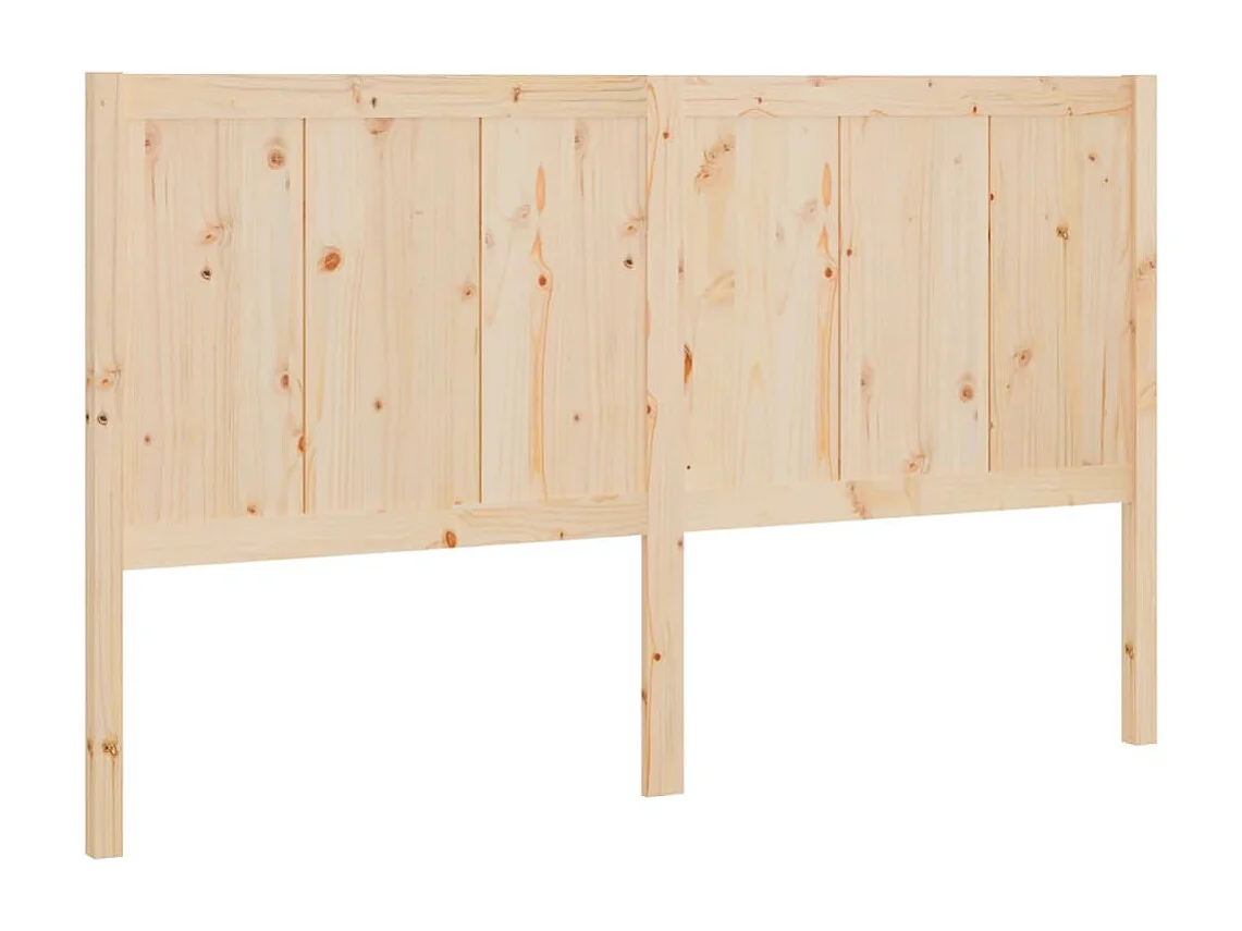 Hoofdbord 140,5x4x100 cm Massief grenenhout